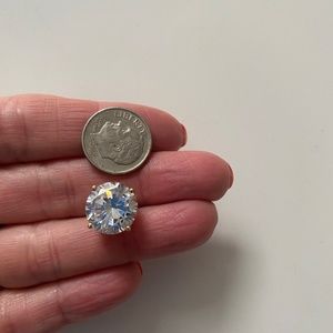 pair of CZ earrings